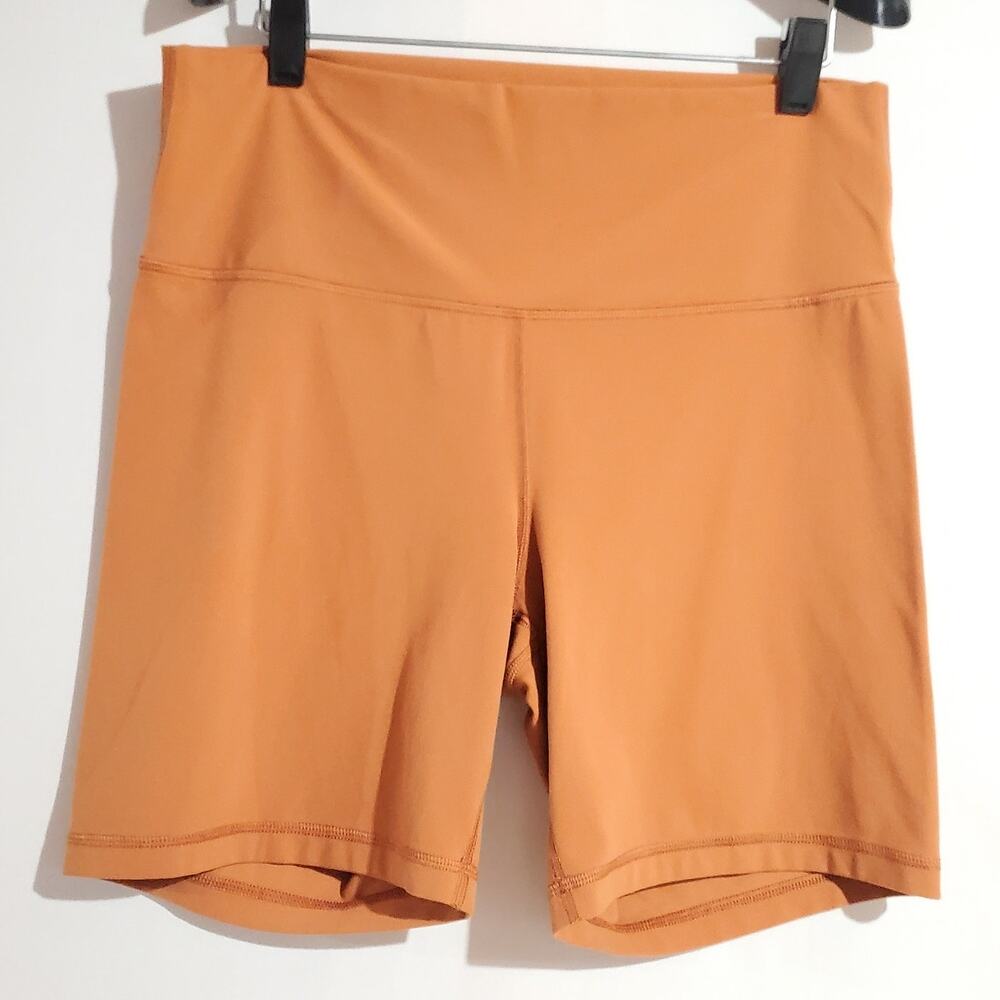TnAction TnaBUTTER Atmosphere Hi-Rise 7" Bike Short Womens Size XL Rust Orange